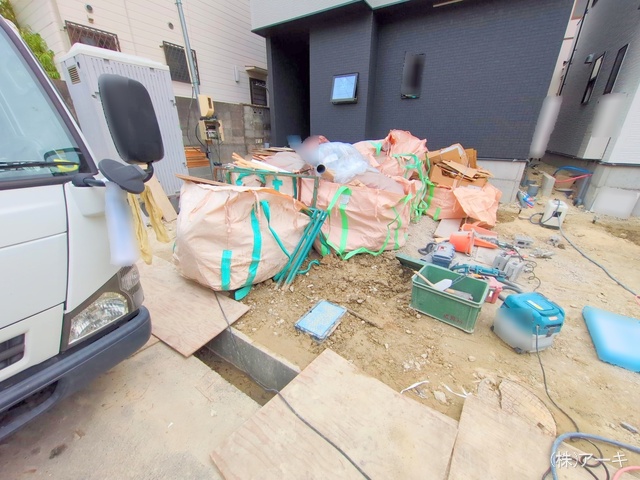 愛知県東海市荒尾町細高根の新築戸建て外構写真 2025年10月2日撮影