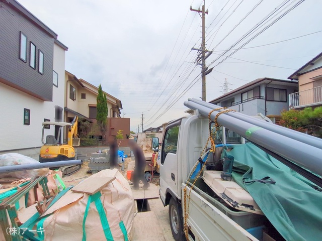 愛知県東海市荒尾町細高根の新築戸建て外構写真 2025年10月2日撮影