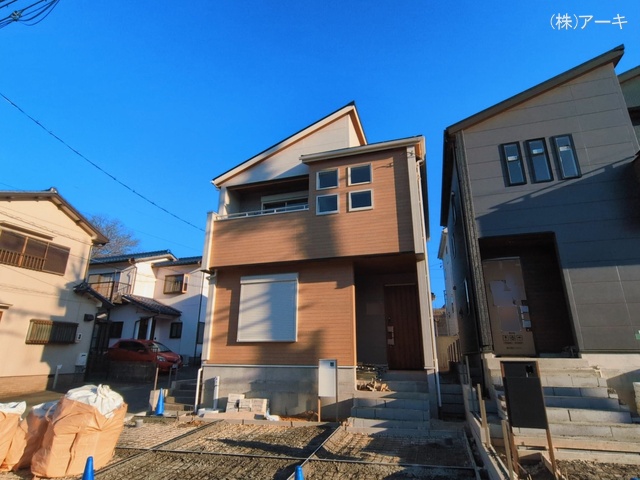 愛知県知多市新知字斉宮畑の新築戸建て外構写真 2026年3月9日撮影