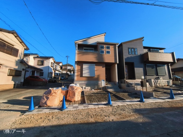 愛知県知多市新知字斉宮畑の新築戸建て外構写真 2026年3月9日撮影