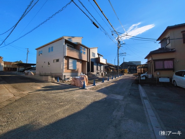 愛知県知多市新知字斉宮畑の新築戸建て外構写真 2026年3月9日撮影