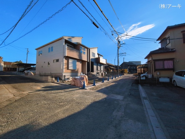 愛知県知多市新知字斉宮畑の新築戸建て外構写真 2026年3月9日撮影