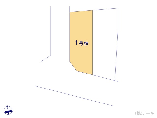 愛知県大府市森岡町５丁目の新築戸建て全体区画図 ※図面と異なる場合は現況を優先