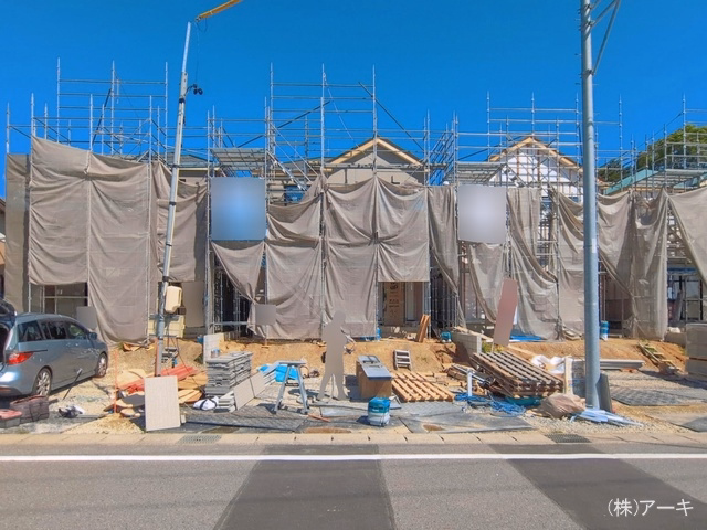 愛知県大府市米田町４丁目の新築戸建てシート写真 2026年6月9日撮影