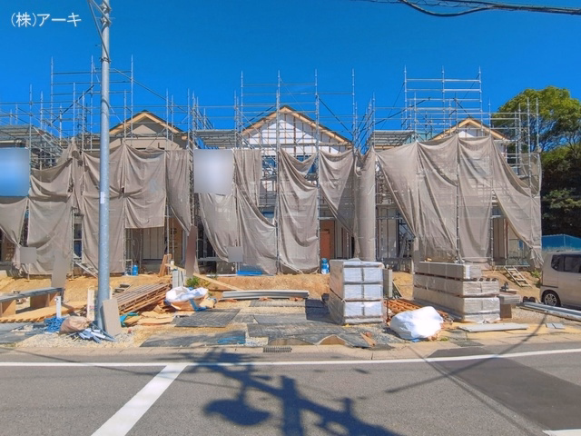 愛知県大府市米田町4丁目の新築戸建てシート写真 2026年6月9日撮影