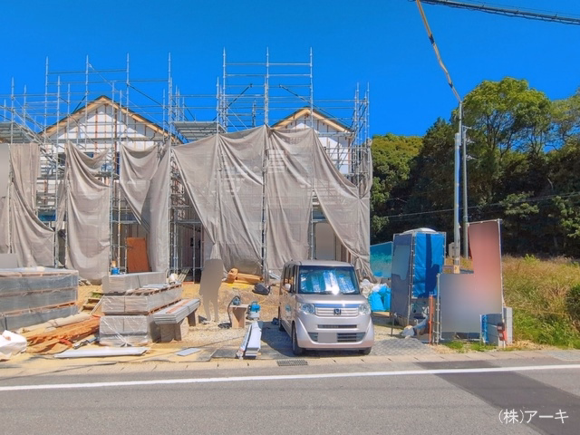 愛知県大府市米田町4丁目の新築戸建てシート写真 2026年6月9日撮影
