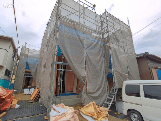 愛知県大府市森岡町４丁目の新築戸建て上棟写真 2026年4月22日撮影