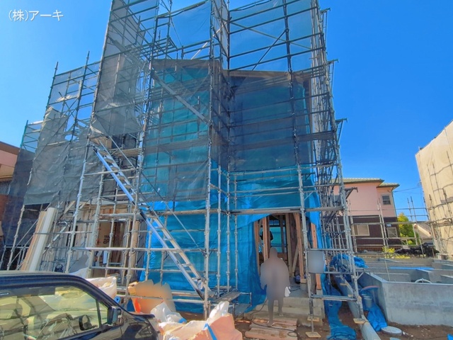 愛知県大府市横根町石丸の新築戸建て上棟写真 2026年4月15日撮影