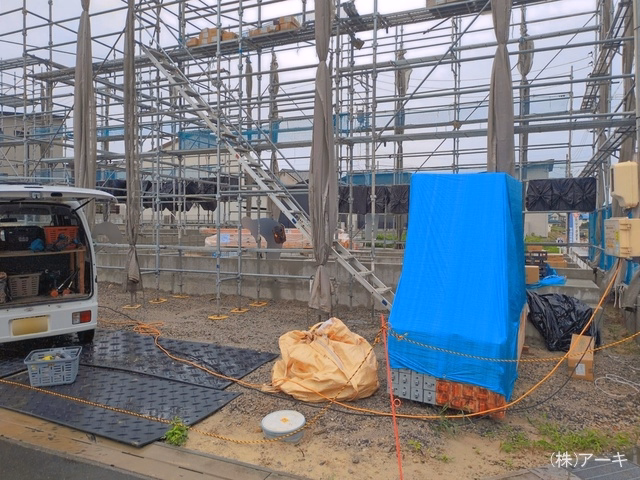 新築戸建て 知多市新南土地区画整理事業9街区6 A号棟 基礎