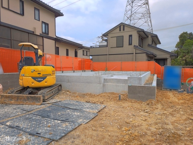 愛知県東海市加木屋町鎌吉良根の新築戸建て基礎写真 2026年6月14日撮影