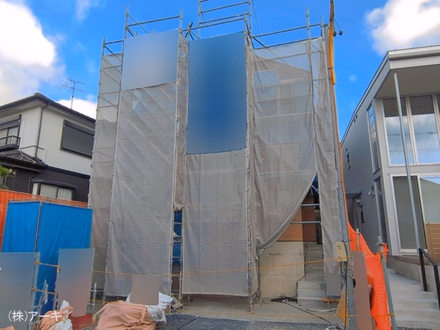 新築戸建て 知多市八幡曽山 1号棟 上棟