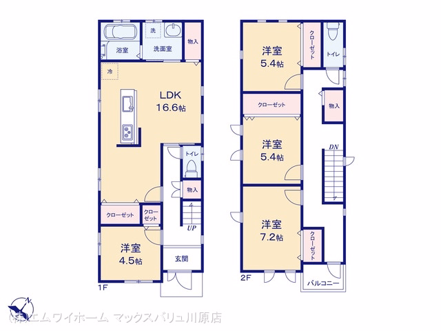 中古戸建て 春日井市鳥居松町1丁目 間取図