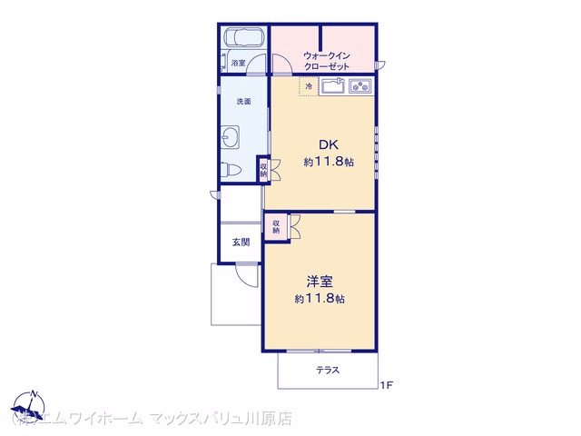 中古戸建て 名古屋市瑞穂区萩山町2丁目 間取図