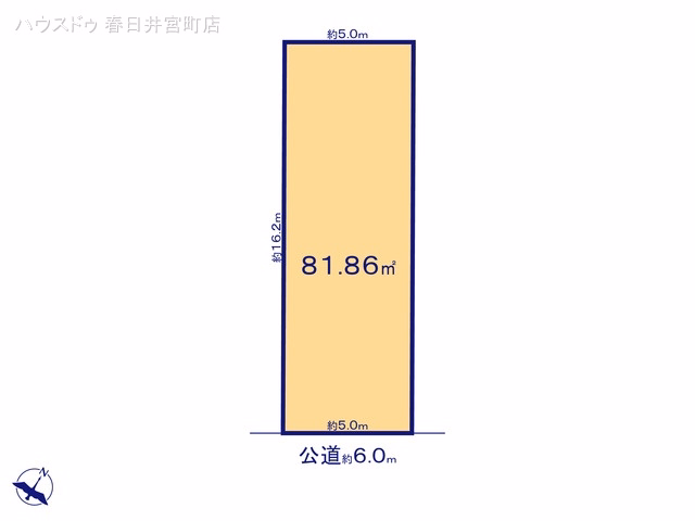 土地 篠木町6丁目 区画図