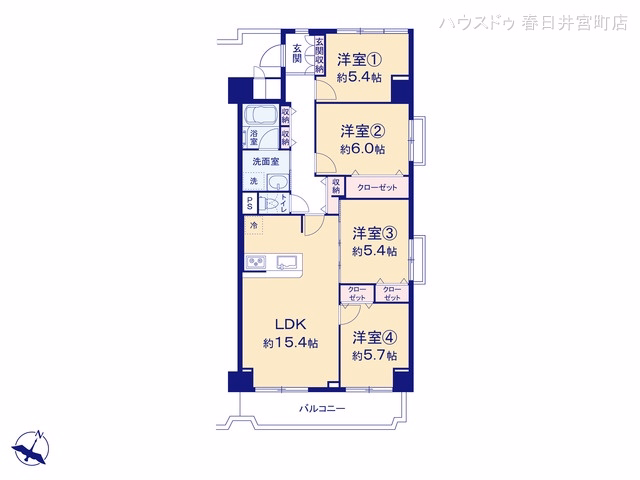 リリーハイツ春日井 間取図