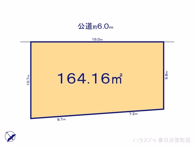 春日井市柏井町3丁目(土地) 区画図