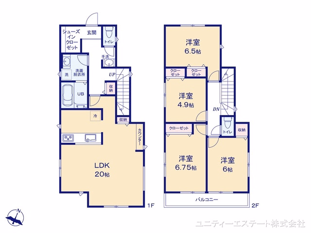 綾瀬市早川（戸建） 間取図