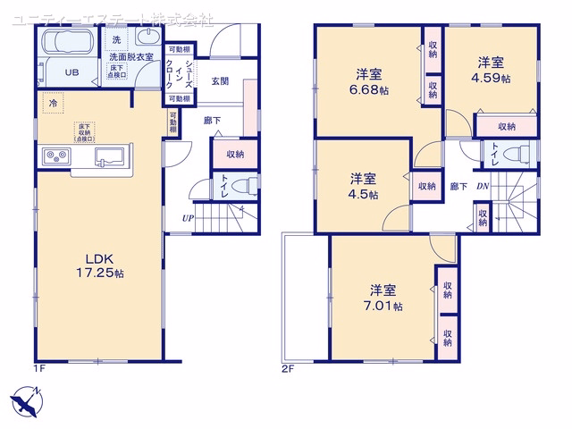 大和市福田（戸建）01 間取図