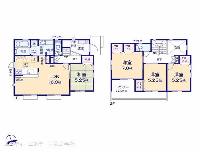 新築戸建て 横浜市瀬谷区橋戸3丁目 9号棟 間取図