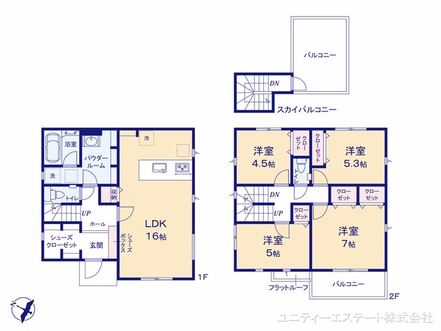 綾瀬市寺尾釜田1丁目（戸建）05 間取図
