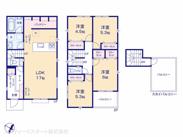 綾瀬市寺尾釜田1丁目（戸建）06 間取図