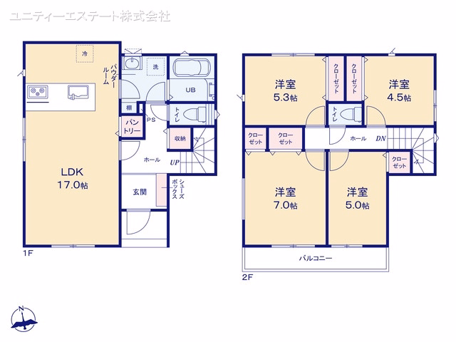 横浜市瀬谷区宮沢2丁目(戸建)02 間取図