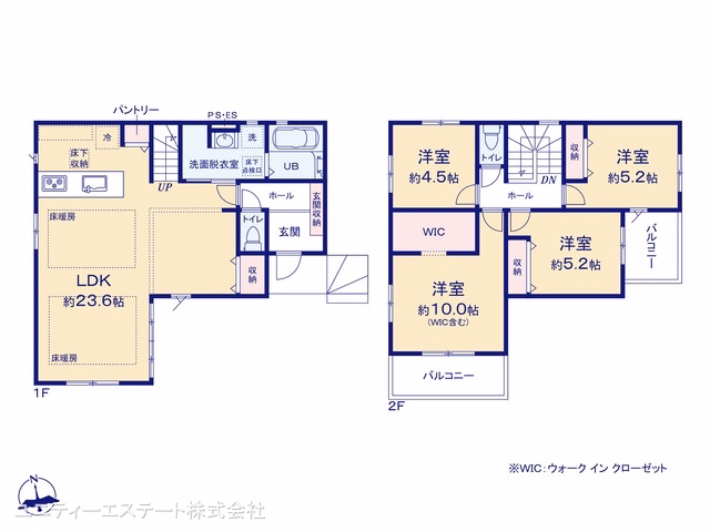 綾瀬市綾西3丁目（戸建）01 間取図