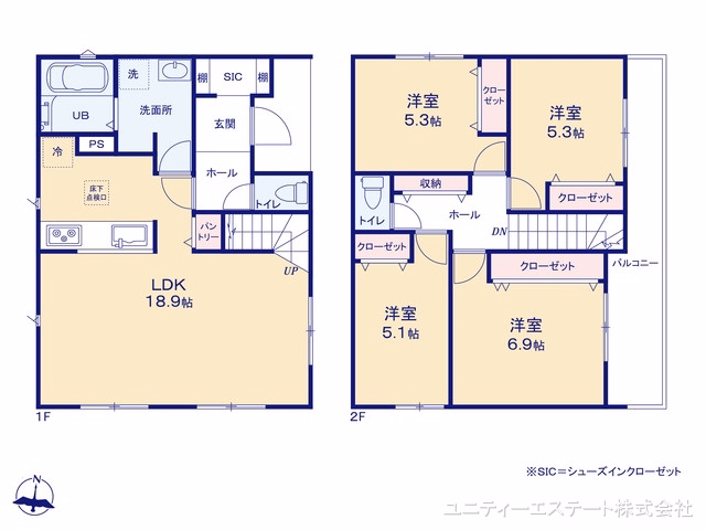 座間市座間2丁目(戸建)02 間取図