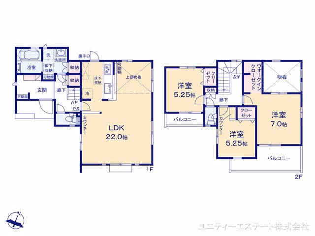 横浜市瀬谷区北新（戸建）13 間取図
