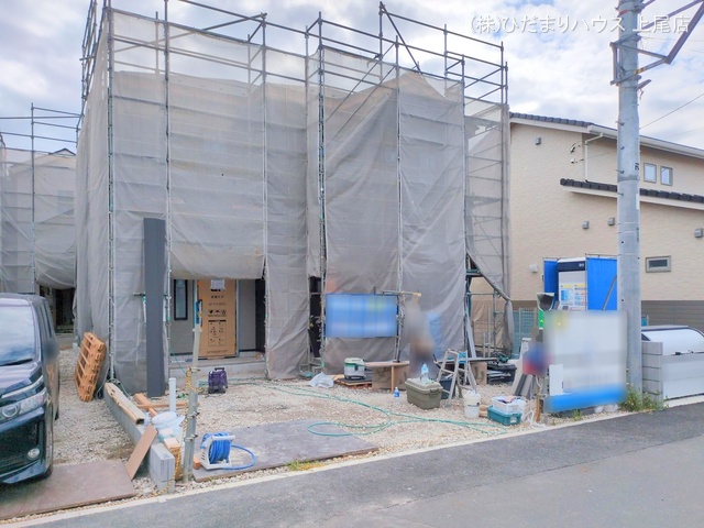 埼玉県さいたま市西区大字島根の新築戸建てシート写真 2025年11月5日撮影