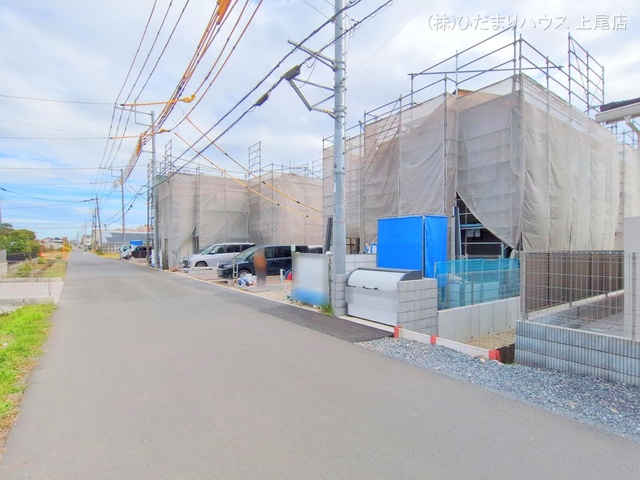 埼玉県さいたま市西区大字島根の新築戸建てシート写真 2025年11月5日撮影