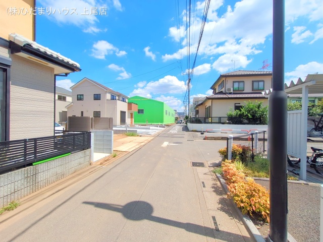 埼玉県上尾市大字上尾下の新築戸建て完成写真 2025年9月1日撮影