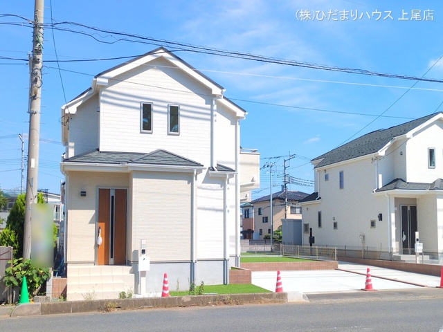 埼玉県上尾市小泉３丁目の新築戸建て完成写真 2025年9月25日撮影