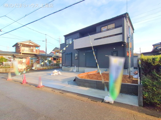埼玉県上尾市泉台２丁目の新築戸建て完成写真 2025年12月24日撮影