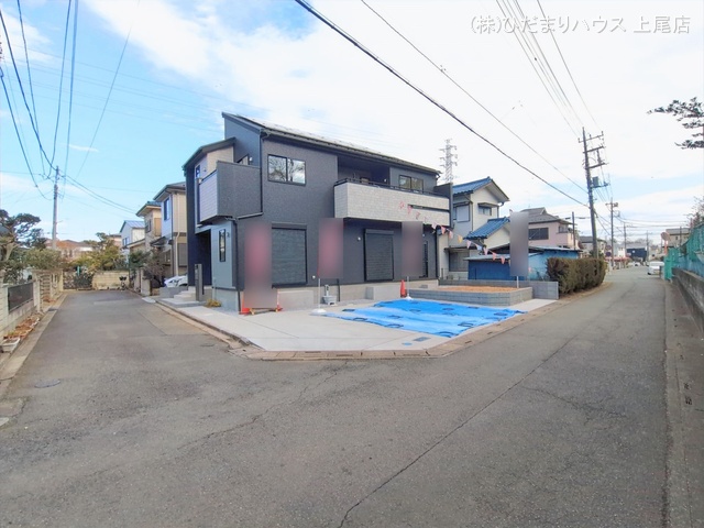 埼玉県上尾市泉台２丁目の新築戸建て完成写真 2026年2月11日撮影