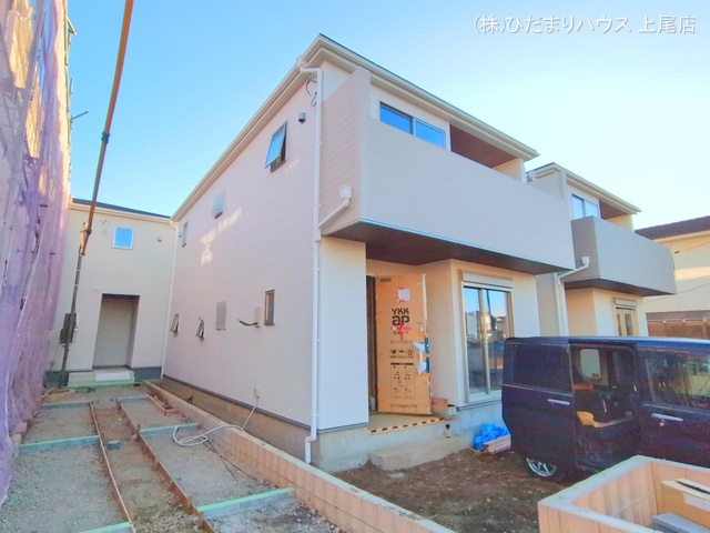 埼玉県さいたま市北区吉野町２丁目の新築戸建て外構写真 2025年11月18日撮影