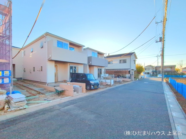 埼玉県さいたま市北区吉野町２丁目の新築戸建て外構写真 2025年11月18日撮影