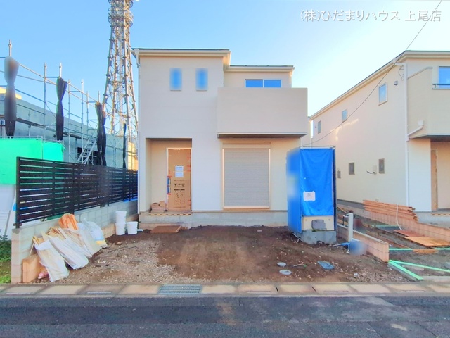 埼玉県さいたま市北区吉野町２丁目の新築戸建て外構写真 2025年11月25日撮影