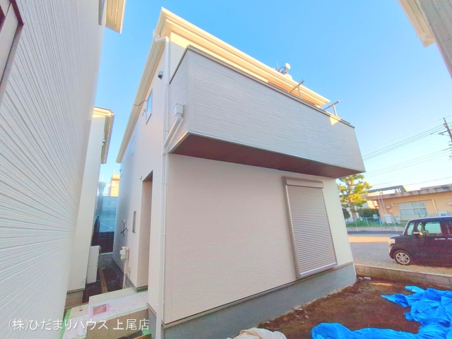 埼玉県さいたま市北区吉野町２丁目の新築戸建て外構写真 2025年11月25日撮影