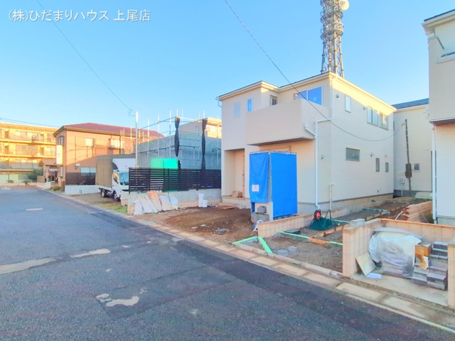 埼玉県さいたま市北区吉野町２丁目の新築戸建て外構写真 2025年11月25日撮影