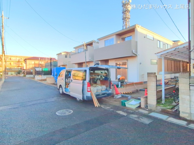 埼玉県さいたま市北区吉野町２丁目の新築戸建て外構写真 2025年11月25日撮影