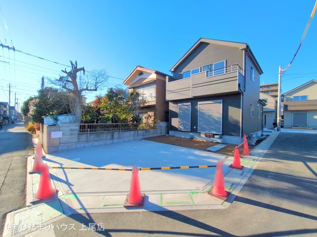 埼玉県上尾市大字久保の新築戸建て完成写真 2025年12月17日撮影