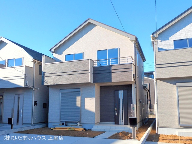 埼玉県上尾市大字久保の新築戸建て完成写真 2025年12月17日撮影