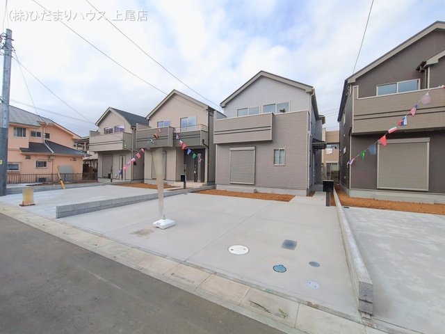 埼玉県上尾市大字久保の新築戸建て完成写真 2026年1月6日撮影