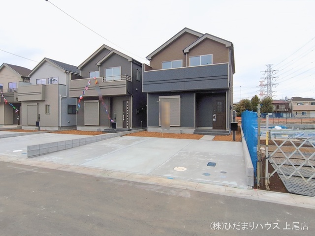埼玉県上尾市大字久保の新築戸建て完成写真 2026年1月6日撮影