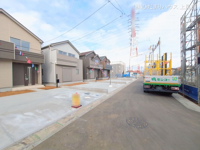 埼玉県上尾市大字久保の新築戸建て完成写真 2026年1月6日撮影