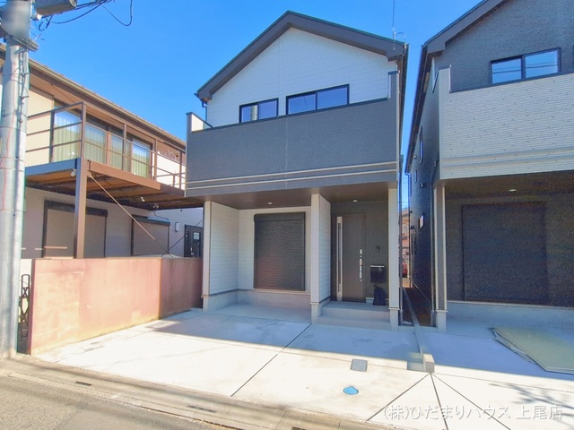 埼玉県上尾市二ツ宮の新築戸建て完成写真 2026年1月13日撮影