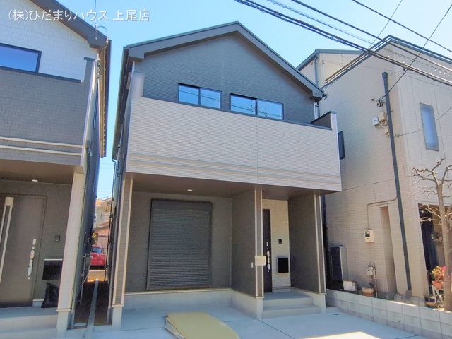 埼玉県上尾市二ツ宮の新築戸建て完成写真 2026年1月13日撮影