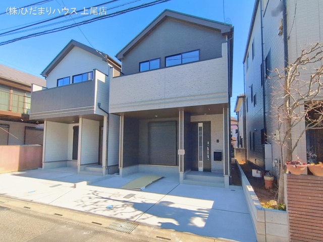 埼玉県上尾市二ツ宮の新築戸建て完成写真 2026年1月13日撮影