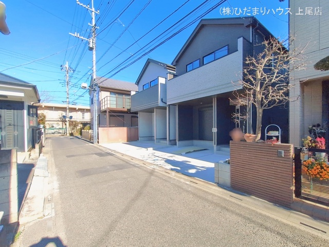 埼玉県上尾市二ツ宮の新築戸建て完成写真 2026年1月13日撮影